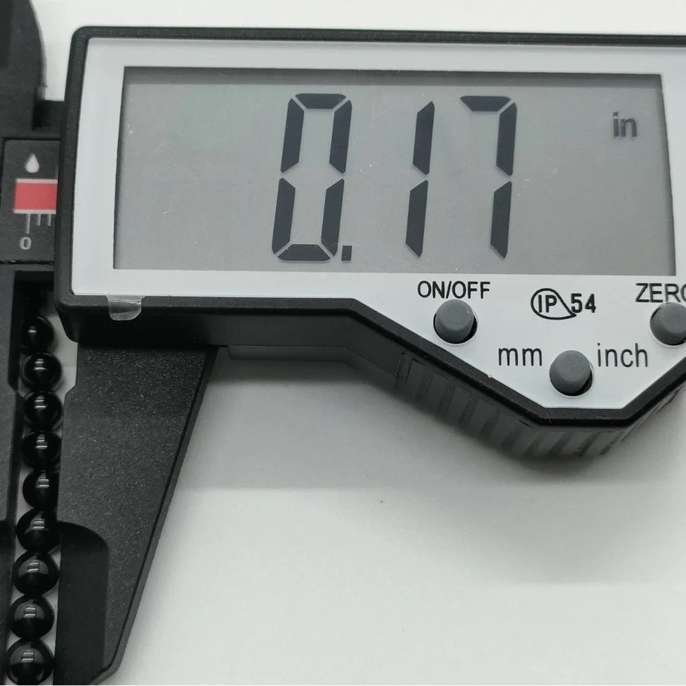 Vintage Black Beads Necklace With 18K Solid Yellow Gold Beads - Picture 7 of 9